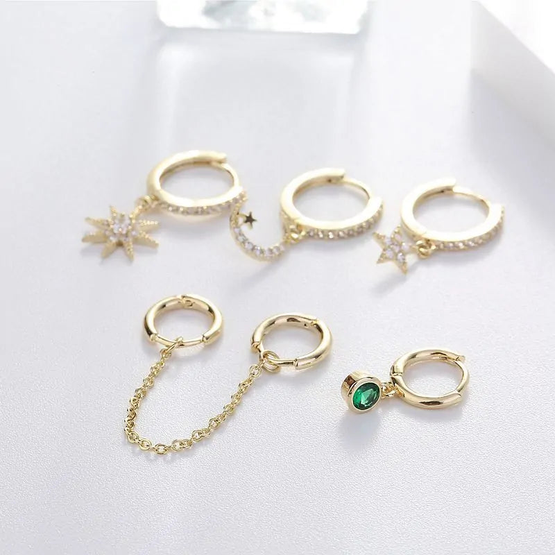 Five Piece Earrings Sets