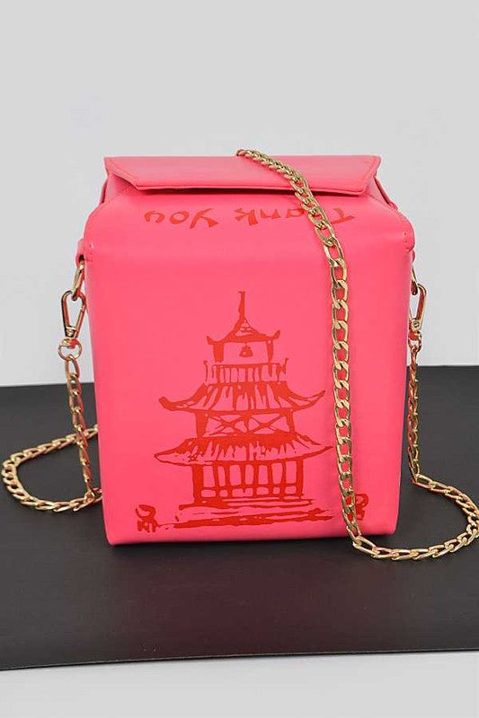 Chinese Take Out Box Fashion Clutch