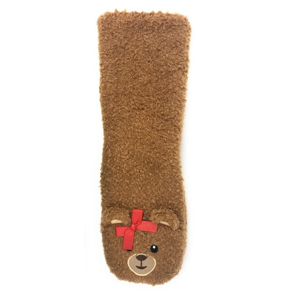 Teddy Burr - Women's Cozy Sherpa Slipper Socks