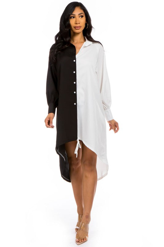 TOP SHIRT DRESS