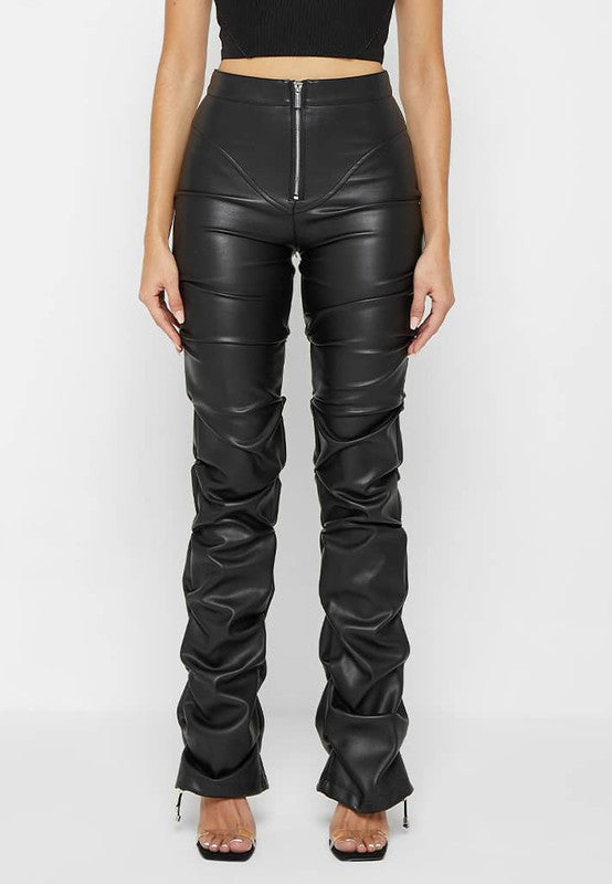 SEXY VEGAN LEATHER PANTS