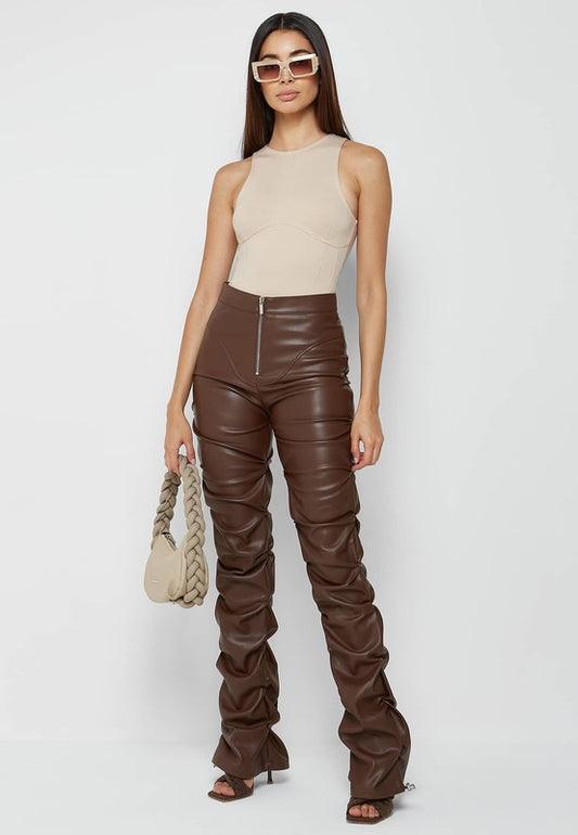 SEXY VEGAN LEATHER PANTS