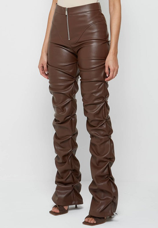 SEXY VEGAN LEATHER PANTS