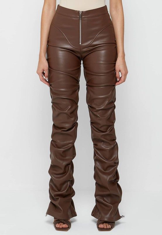 SEXY VEGAN LEATHER PANTS