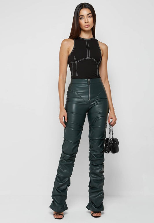 SEXY VEGAN LEATHER PANTS