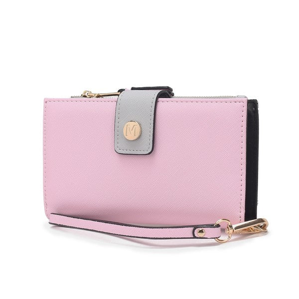 MKF Solene Vegan Leather Wristlet Wallet by Mia K