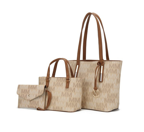 MKF Aylet M Tote with Mini Bag and Wristlet Pouch