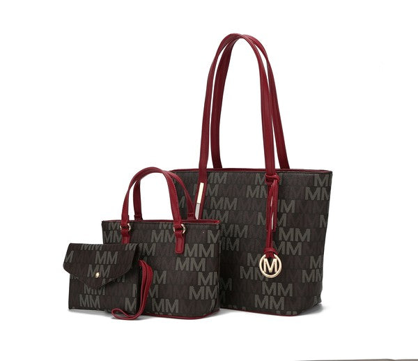 MKF Aylet M Tote with Mini Bag and Wristlet Pouch