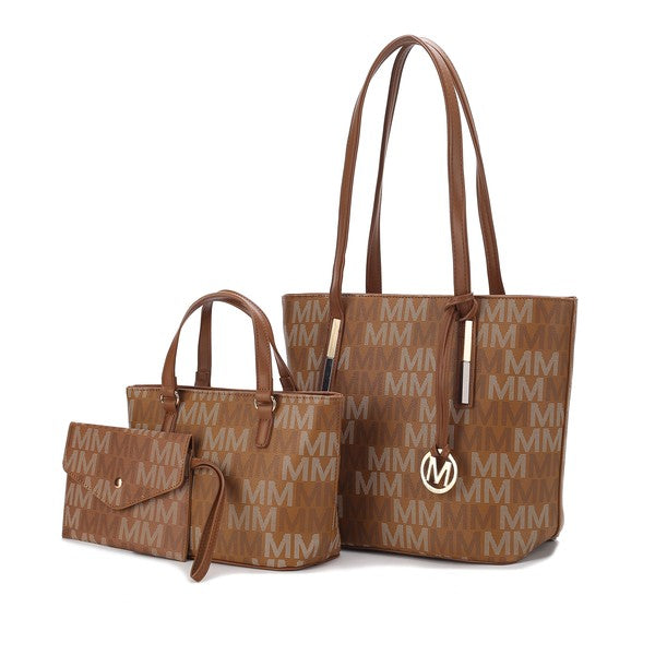 MKF Aylet M Tote with Mini Bag and Wristlet Pouch