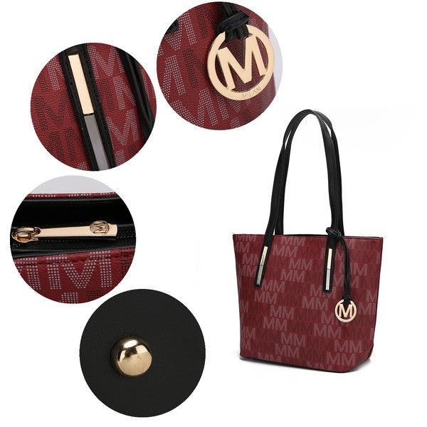 MKF Aylet M Tote with Mini Bag and Wristlet Pouch