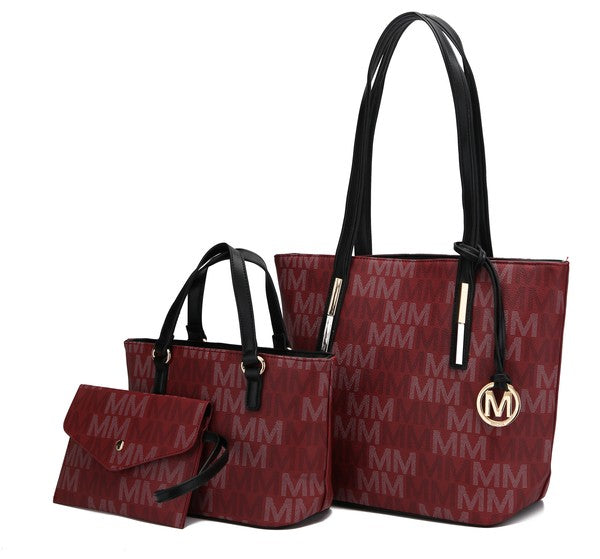 MKF Aylet M Tote with Mini Bag and Wristlet Pouch