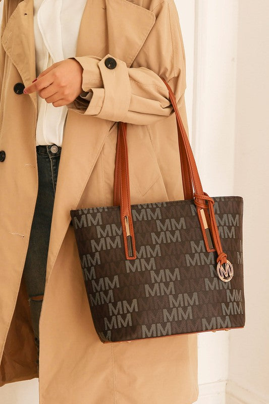 MKF Aylet M Tote with Mini Bag and Wristlet Pouch