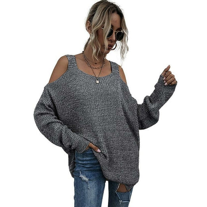 Women's Sweaters Casual Off Shoulder Tops