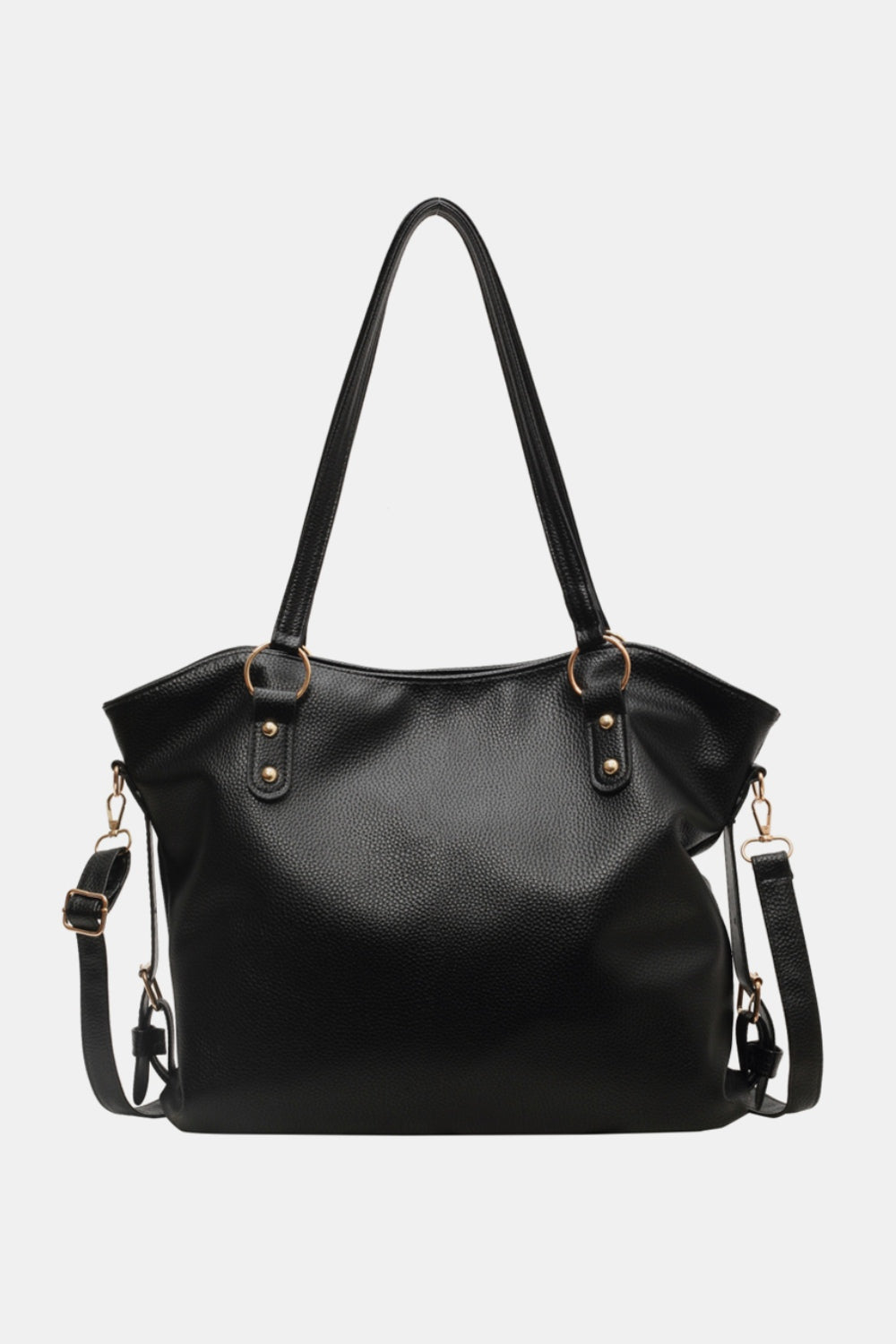 Bolso tote grande de cuero PU