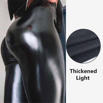 Leather High Waist Leggings