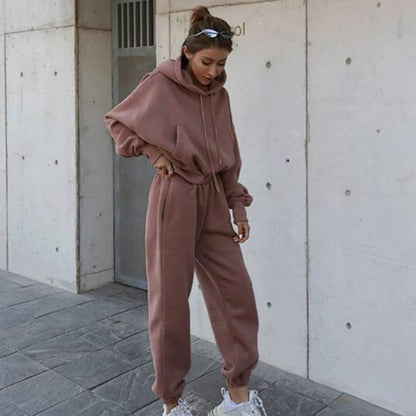 TEEVA Warm Hoodie and Pants Set