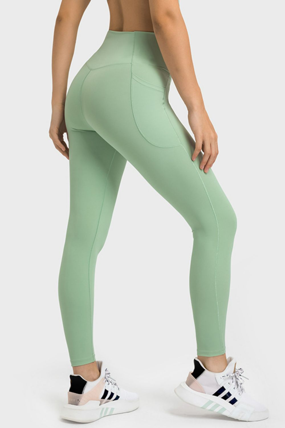 V-Waist Yoga Leggings with Pockets