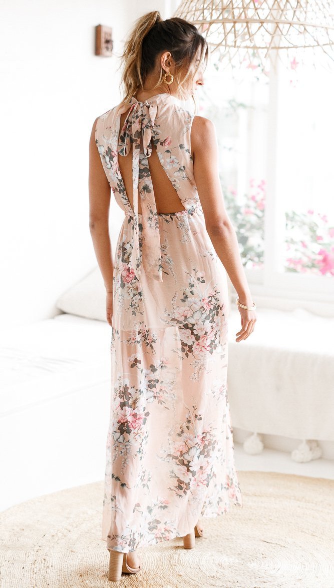 Bohemian Sleeveless Elegant Dress Sexy Dress Woman