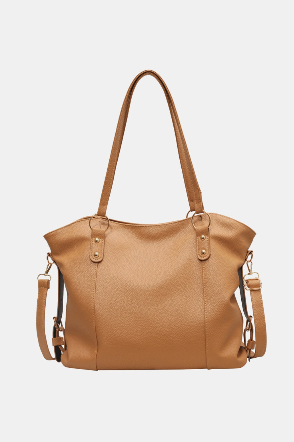 Bolso tote grande de cuero PU