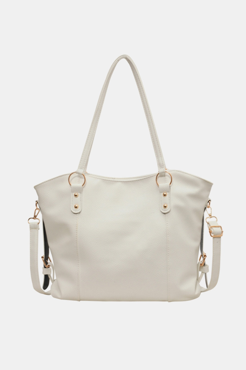 Bolso tote grande de cuero PU