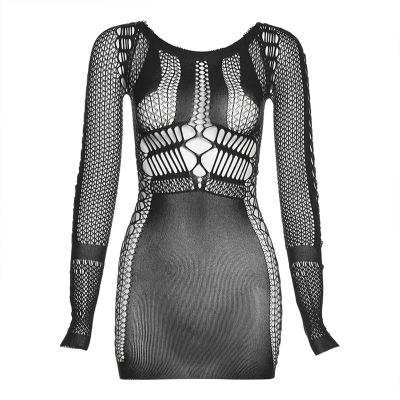 Lucky Lottery Mesh Mini Dress