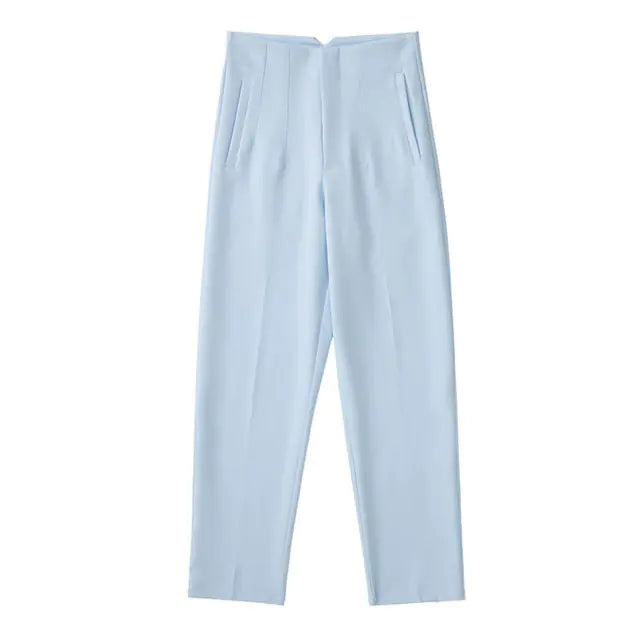 High Waist Streetwear Trousers