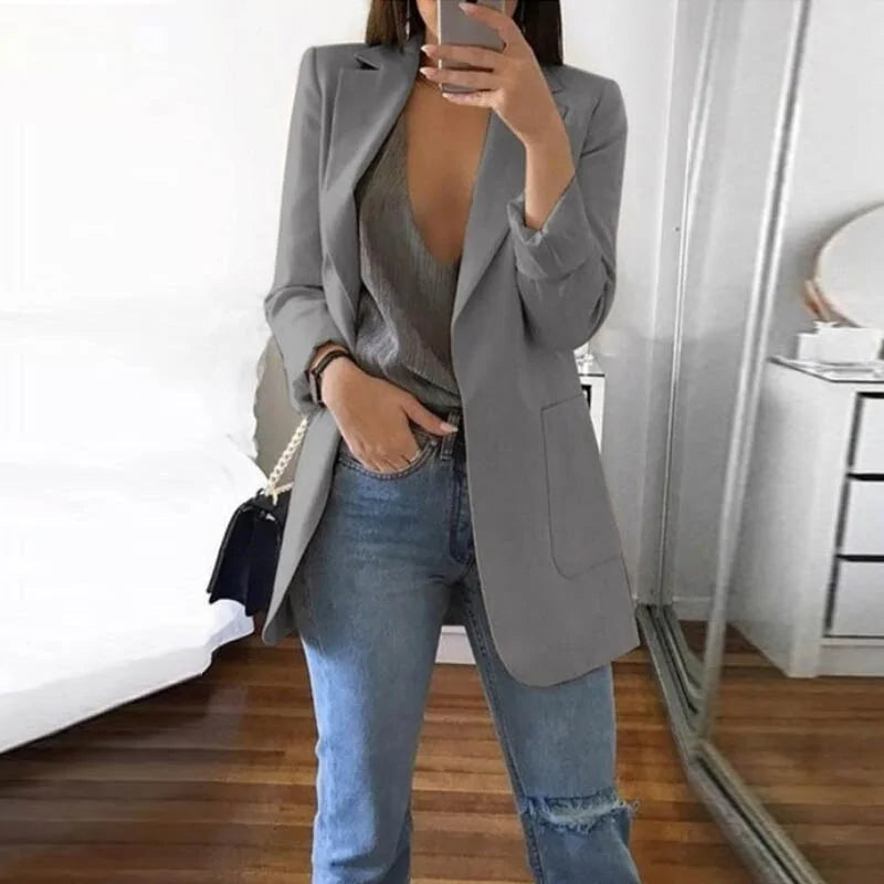 Casual Long Sleeve Blazer