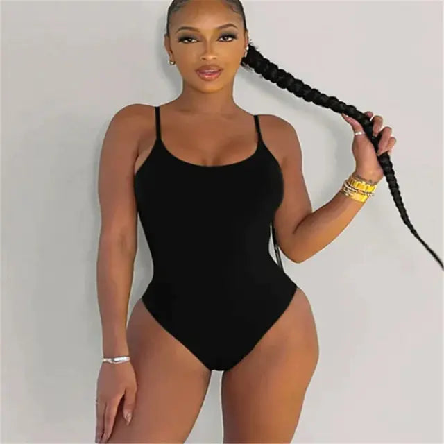 Backless One Piece Swimsuit