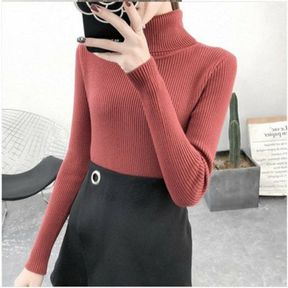 Women Classic Turtleneck Sweater