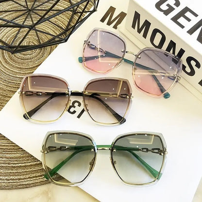 Fashion Rimless Square Women's Sunglasses