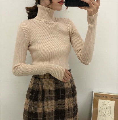 Women Classic Turtleneck Sweater