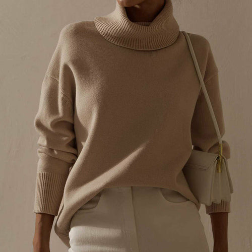 Turtleneck Sweater Loose Cashmere Casual Ladies Pullover