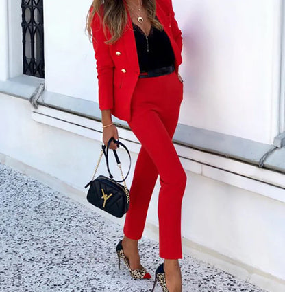 Two-piece casual suit