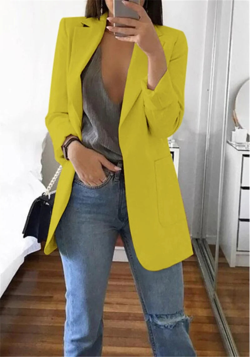 Casual Long Sleeve Blazer