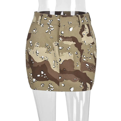 Camouflage Mini Skirt