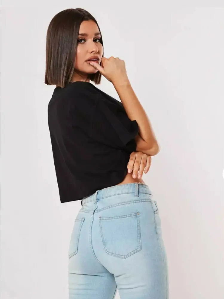 Teeva Loose Crop Top