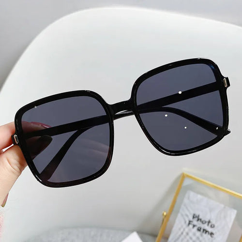 New Oversized Rectangle Sunglasses Women's Fashion Square Sun Glasses