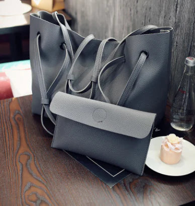 Two Piece Crossbody Shoulder Tote Bag