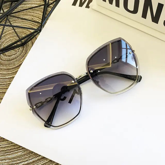 Fashion Rimless Square Women's Sunglasses