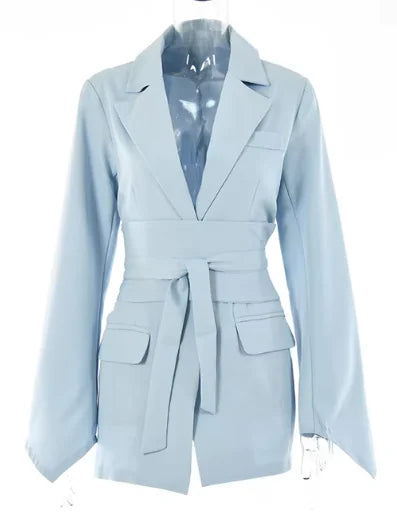 Casual Solid Color Suit Coat