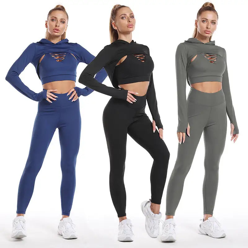 Seamless Fitness Leggings Set