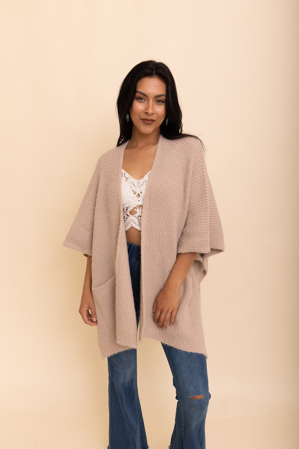 Relax & Chill Summer Nights Boucle Poncho