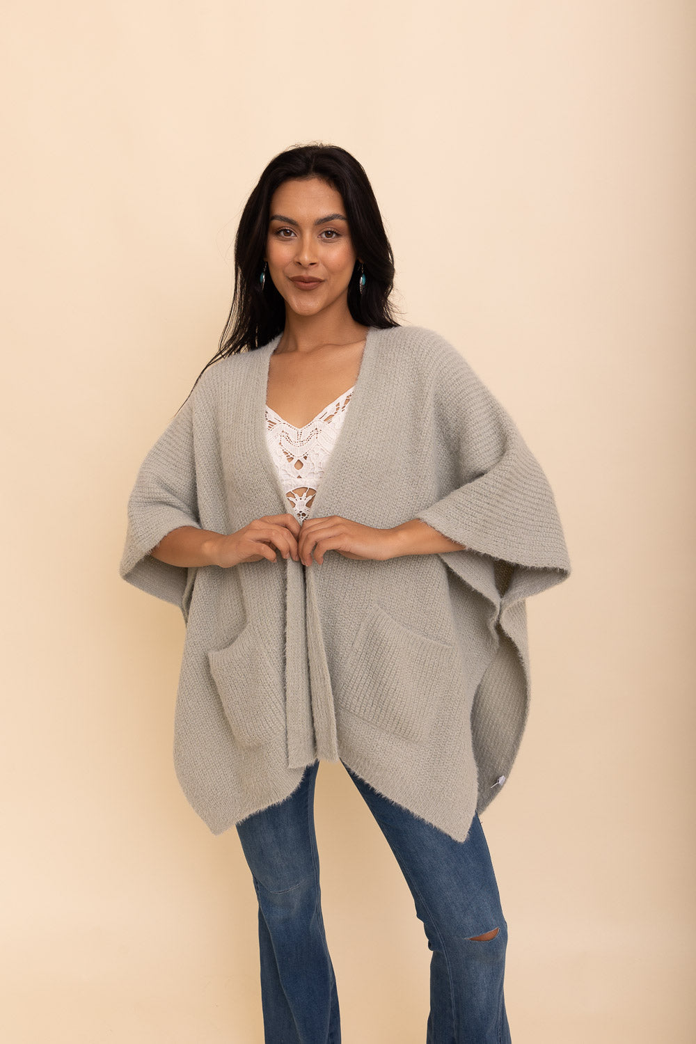 Poncho Boucle Noches de Verano Relax &amp; Chill