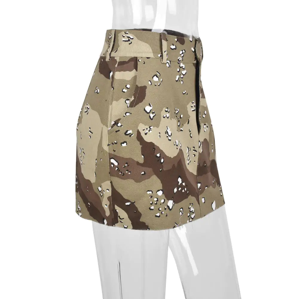 Camouflage Mini Skirt