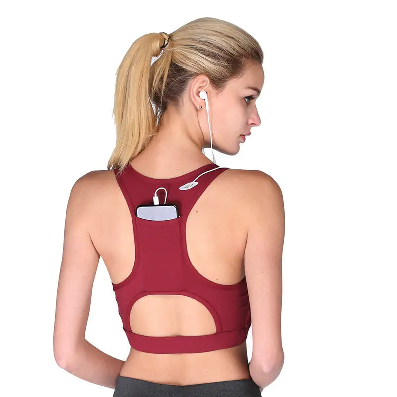 Nuevo sujetador sexy halter fitness