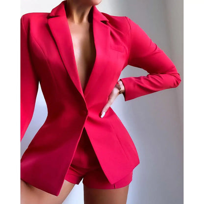 Trendy Women's Shorts Suit Set