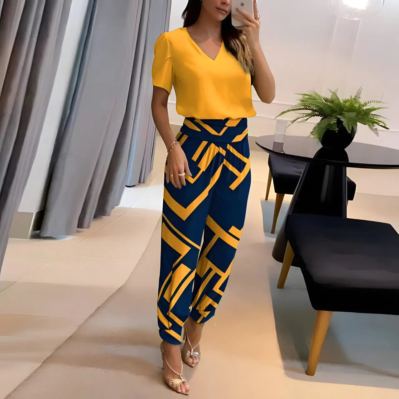 Casual Print 2 Piece Set