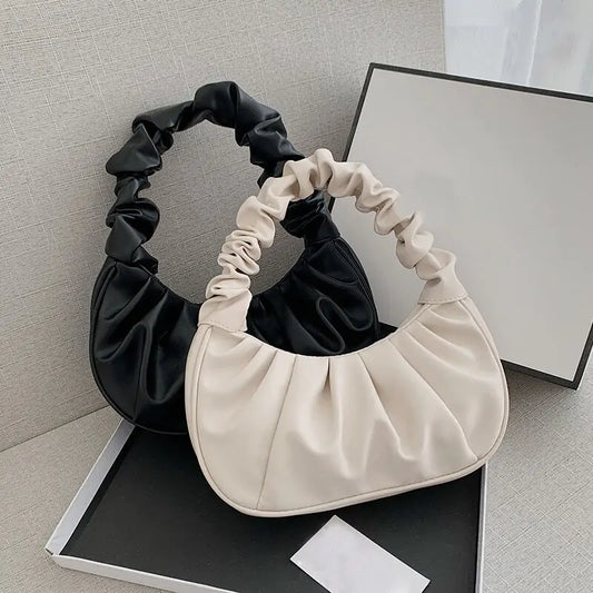 Cloud Pleated Handbags