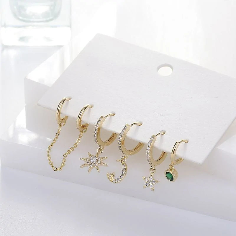 Five Piece Earrings Sets