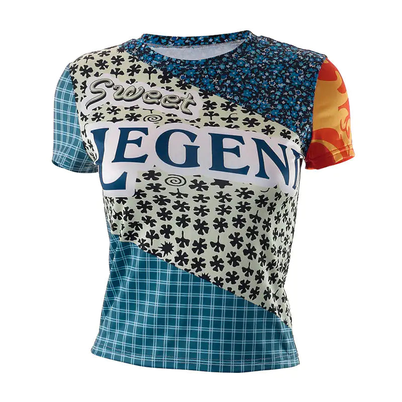 Camiseta corta con estampado Sweet Legend